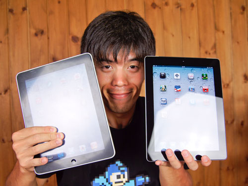 iPad2と初代iPadを比較してみた